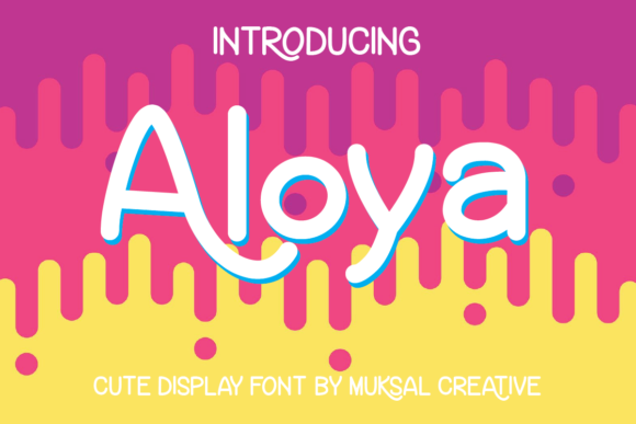 Aloya Font: Your Go-To for Friendly, Casual Design