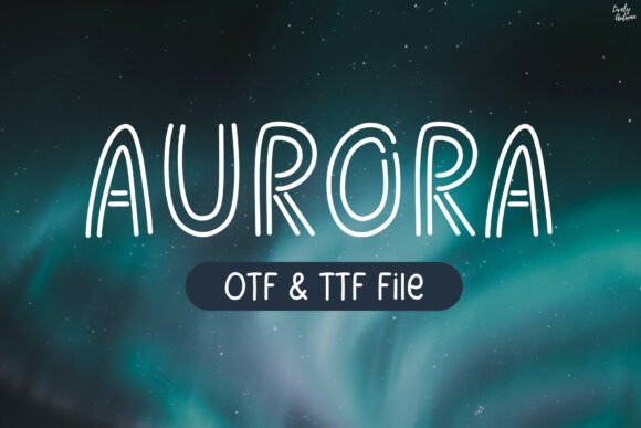 Aurora: The Cosmic Display Font for Modern Design