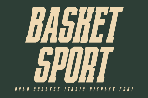 Basket Sport Italic: A Dynamic Edge for Athletic Design