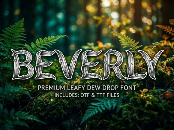 Beverly: The All-Caps Display Font for Unforgettable Headlines