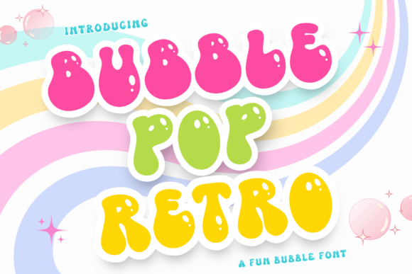 Bubble Pop Retro: Give Your Designs a Playful 3D Shine