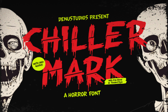 Chiller Mark: Crafting Visual Terror with Typography