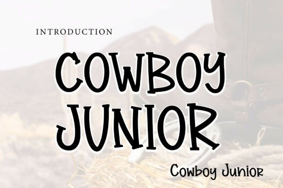 Cowboy Junior: The Playful Western Font for Bold Designs