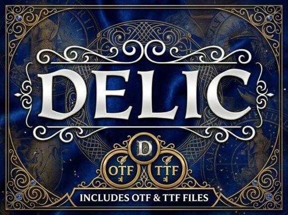Delic: A Display Font for Unforgettable First Impressions