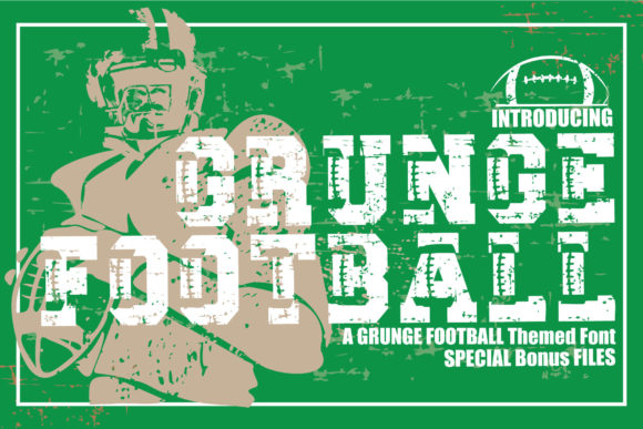Grunge Football: The Display Font for Bold, Assertive Design