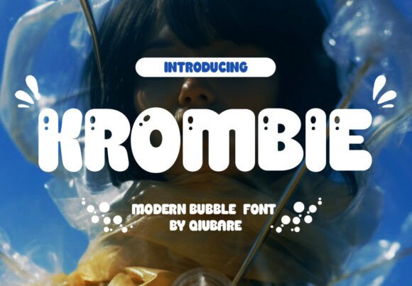 Krombie: The Playful Bubble Font for Joyful Design