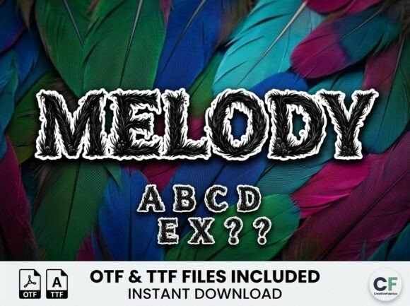 Melody: The Ethereal Display Font for Soulful Branding