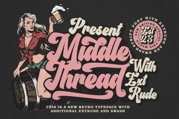 Middle Thread: Weaving Retro Charm into Modern Design