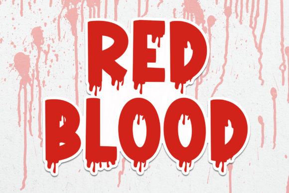 Red Blood: The Quirky Display Font That Commands Attention