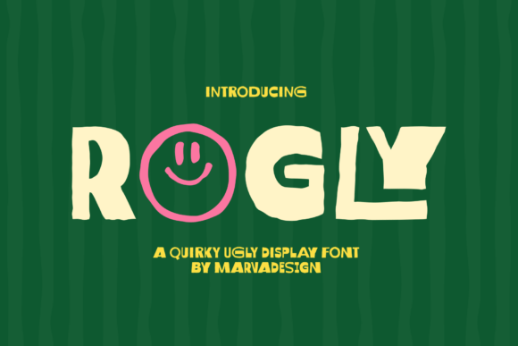 Rogly: The “Ugly-Cute” Display Font with a Big Personality