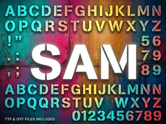 Sam: The Industrial-Edge Typeface for Bold Brands