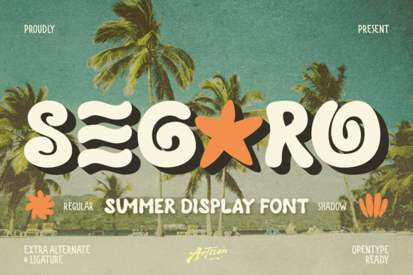 Segaro: The Fun Summer Display Font for Bold Designs
