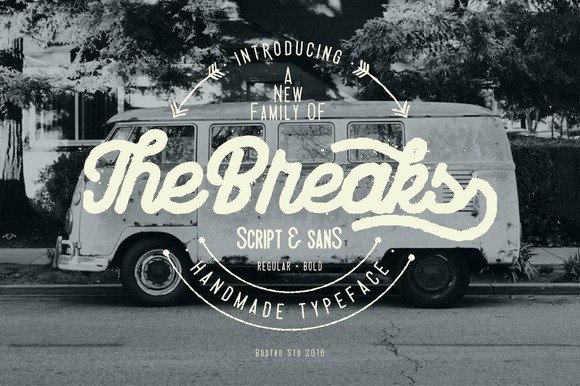 The Breaks: A Cool, Retro Typeface for Modern Projects