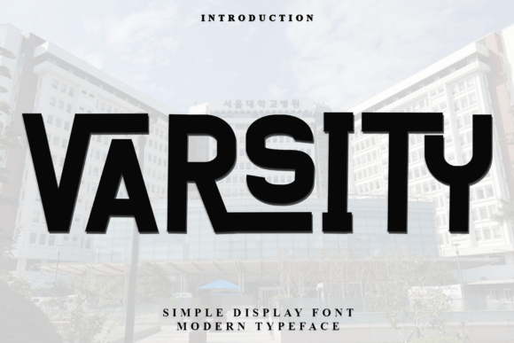 Varsity: The Bold Font for Modern Branding
